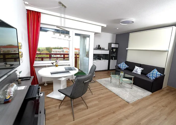 公寓 Terrassenhaus Duhnen Whg 90 Mit Seeblick, 150m Zum 库克斯港